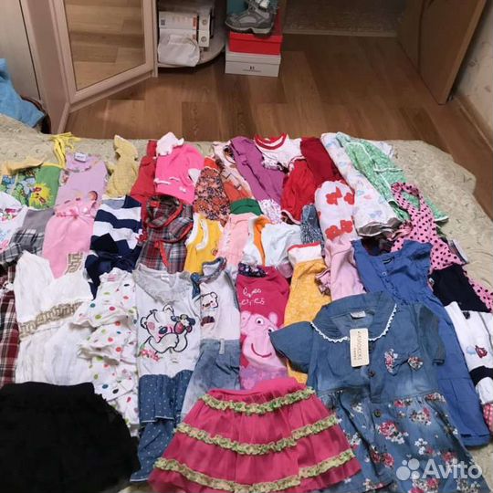 Детские вещи на девочку пакетом