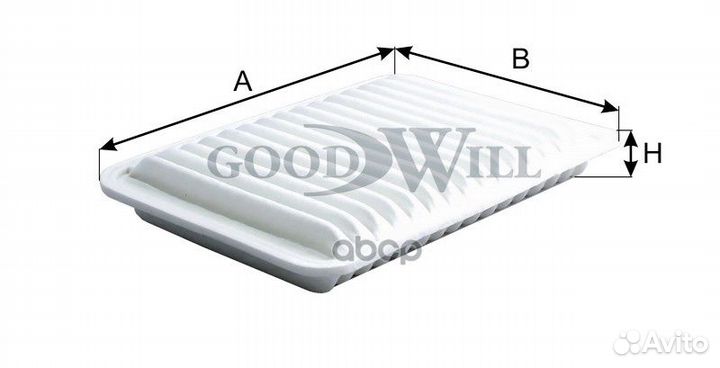 Фильтр воздушный toyota camry AG132ECO Goodwill