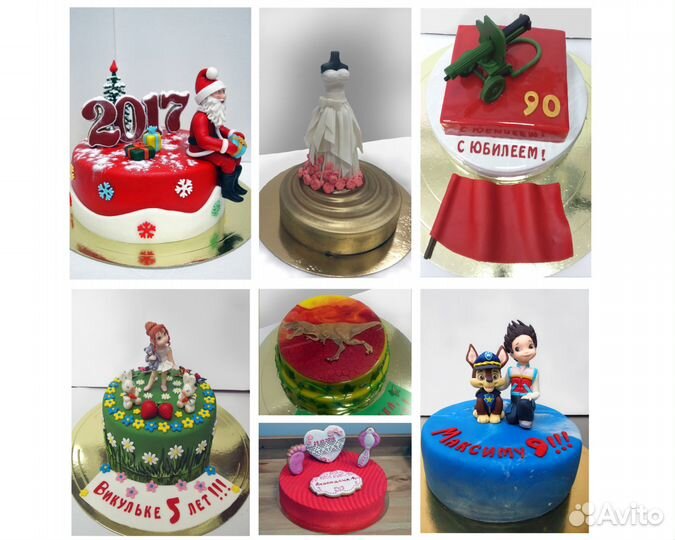 Фигурки из мастики на торт, топперы со съедобной ф