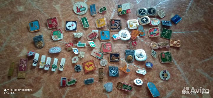 Значки ссср, спорт олимпиада 80