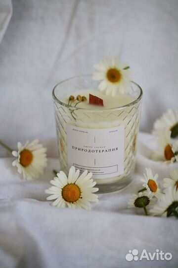 Свечи ароматические интерьерные из соевого воска