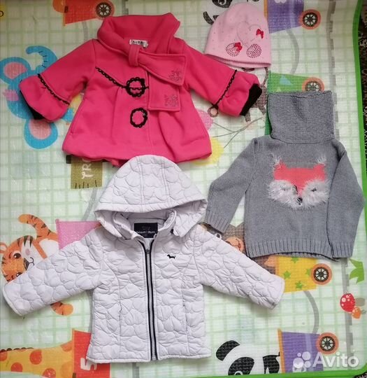 Одежда для девочки пакетом 80 86 весна осень