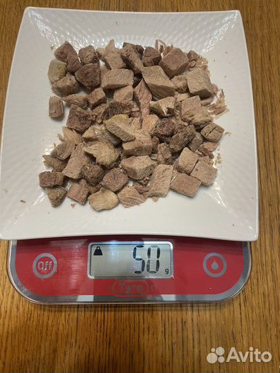 Сублимированное мясо свинина эквивалент 200 грамм