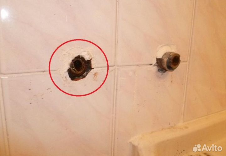 Выкручу поломанную резьбу из муфты сантехник