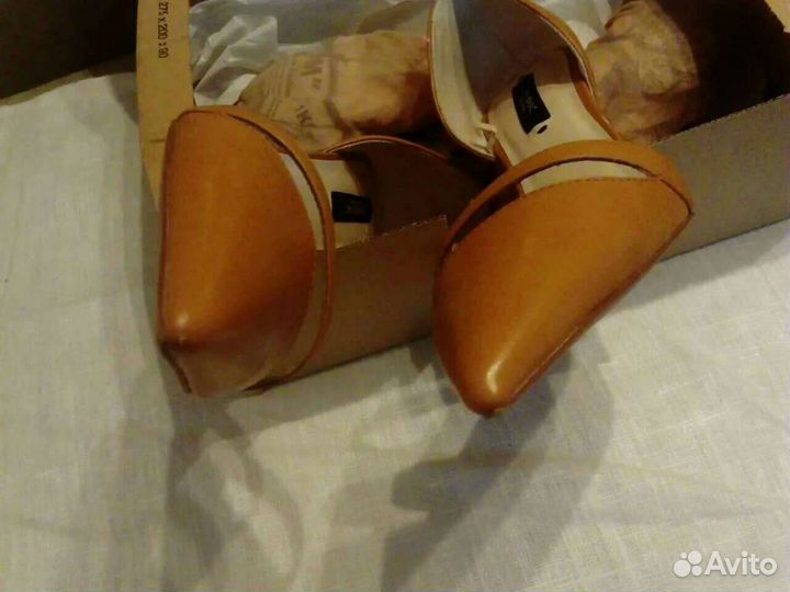 Босоножки туфли летние женские бренд Зара 37
