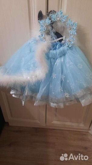 Костюм для девочки новогодний