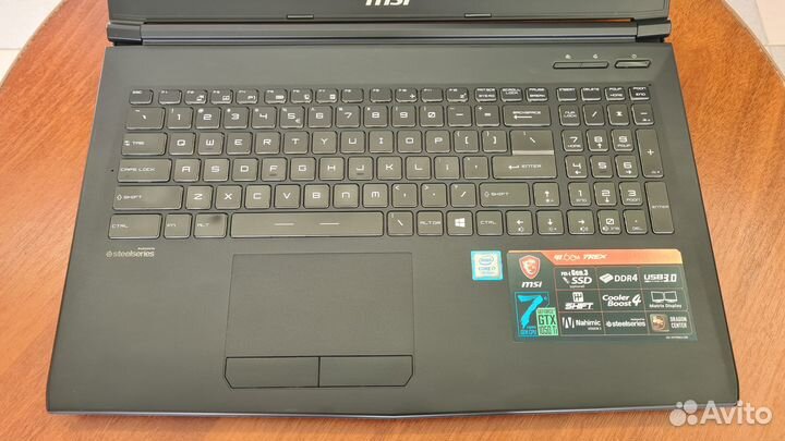 Игровой Ноутбук MSI i7\GTX 1050ti 4Gb\1Tb\16gb\SSD