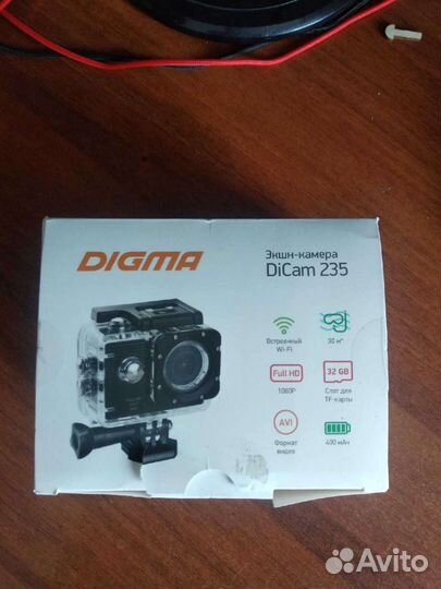 Экшн камера Digma DiCam