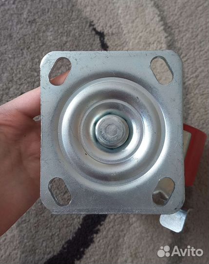 Колёсная опора большегрузная поворотная с тормозом