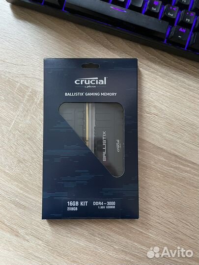 Оперативная память Crucial Ballistix DDR4 16GB
