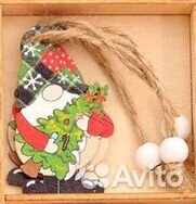 Новогодние Деревянные игрушки