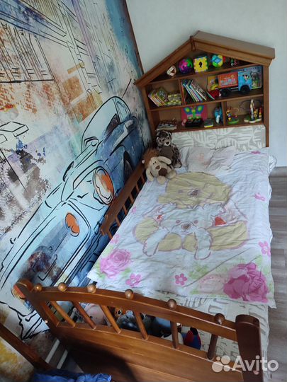 Детская кровать из массива + матрас в подарок