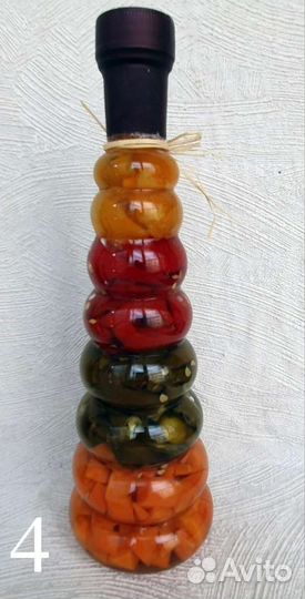 Овощи натуральные в бутыле