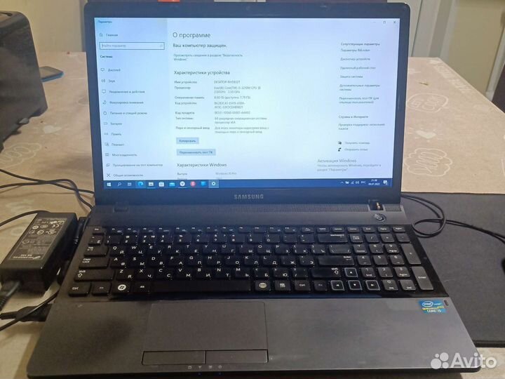 Ноутбук Samsung i5-3210m, 8gb озу, ssd 128gb