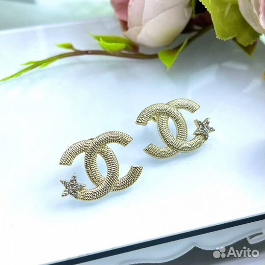 Серьги Chanel