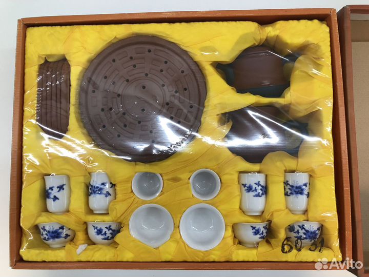 Чайный сервиз, оригинал, 24 предмета, запечатан
