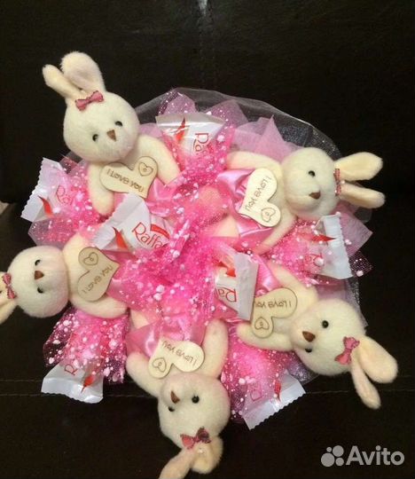 Букеты из мягких игрушек