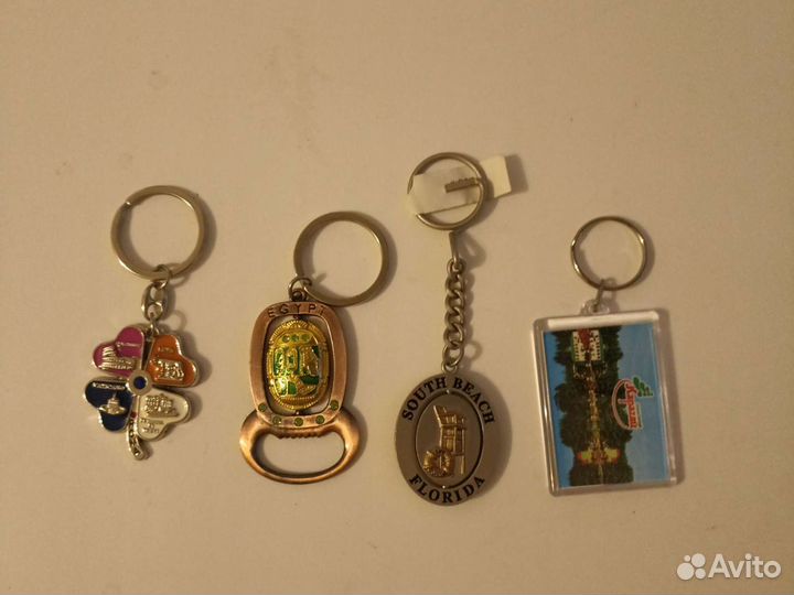 Магниты и брелки из разных стран и городов