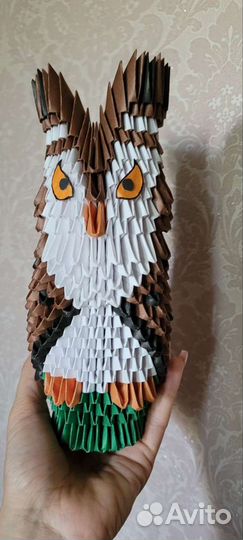 Сова из бумаги