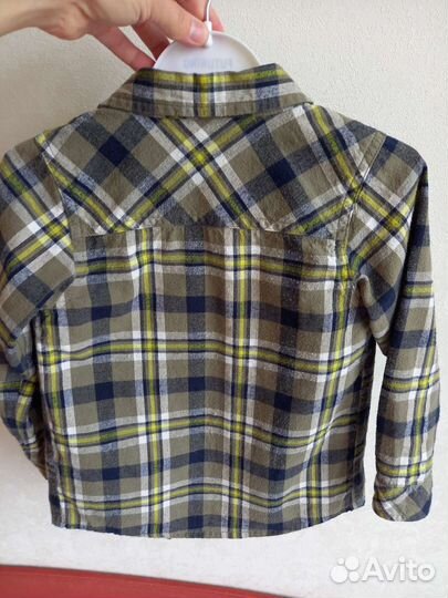 Рубашка на мальчика 104 фланель