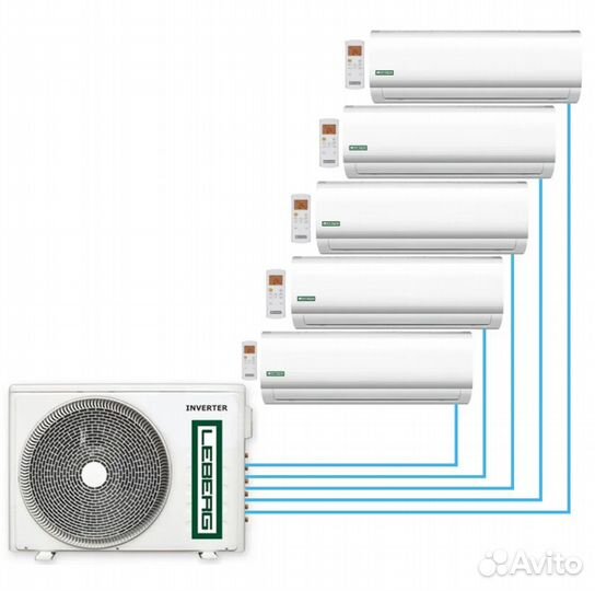 Leberg LUI-5M42BB + LSI-M07WB 5 шт