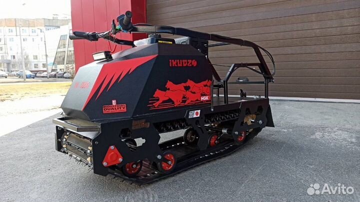 Мотобуксировщик ikudzo 1450/500 ES17 Красный-черны