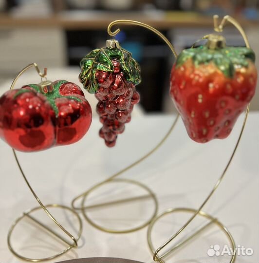 Елочные игрушки стекло