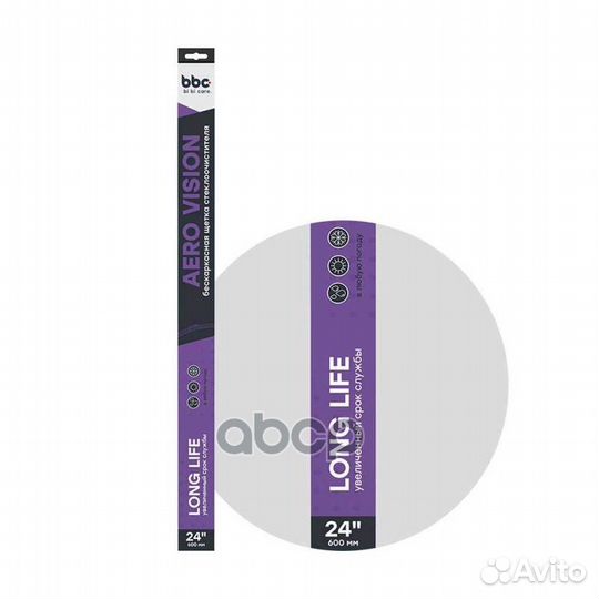 Щетка стеклоочистителя бескаркасная 600мм 