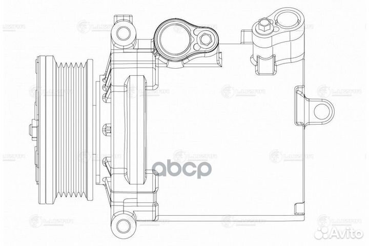 Компрессор кондиц. для а/м Mitsubishi Lancer X