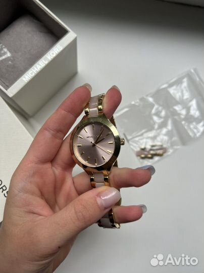 Розовые Часы Michael Kors Женские