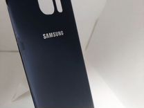 Задняя крышка Samsung S6 edge G925 синяя ориг