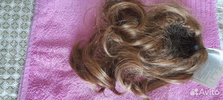 Шиньоны на крабе, на резинках