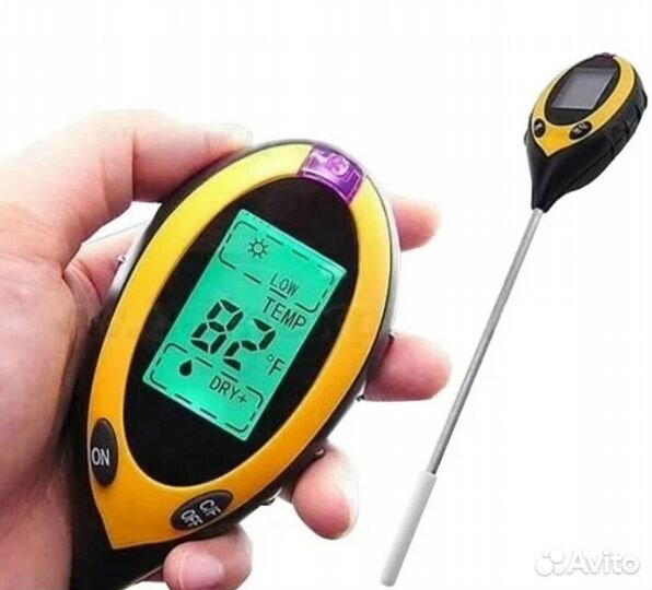 Ph метр для почвы (4 в 1) / измерения уровня PH