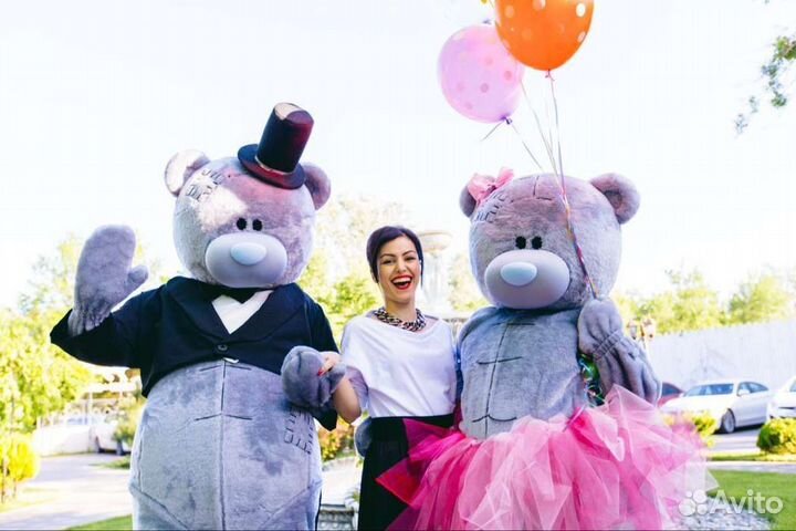 Ростовые куклы Мишка Тедди и Зайка