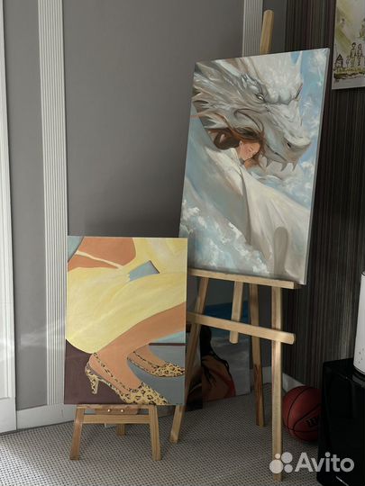 Картина маслом большая на заказ