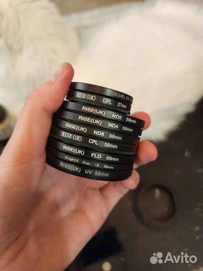 Фильтры для объектива и переходные кольца