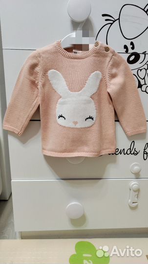 Джемпер h&m для девочки 68