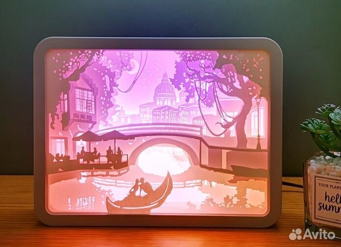 Картина светильник, ночник