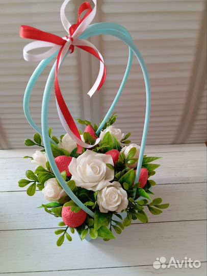 Букет цветов из мыла ручной работы