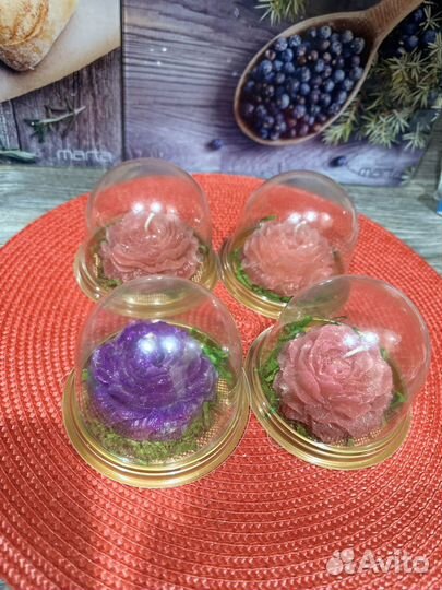 Свечи ручной работы в гипсе, формовые