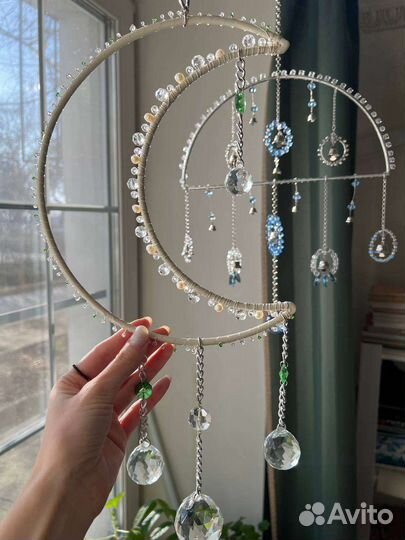 Хрустальные подвесы на окно