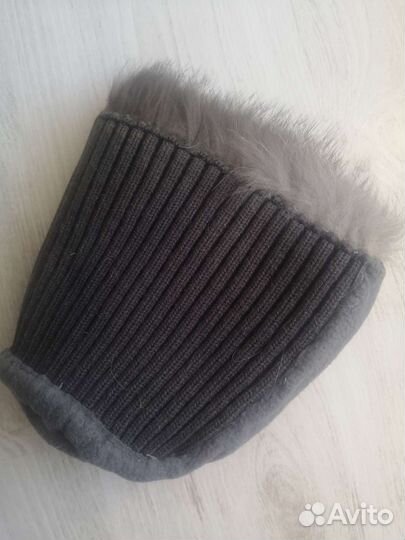 Шапка из чернобурой лисы зимняя