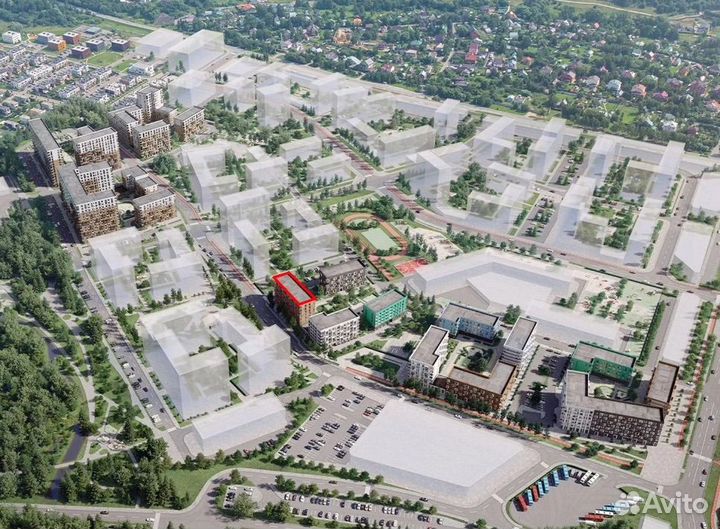 Помещение с арендатором пятерочка, 371 кв м