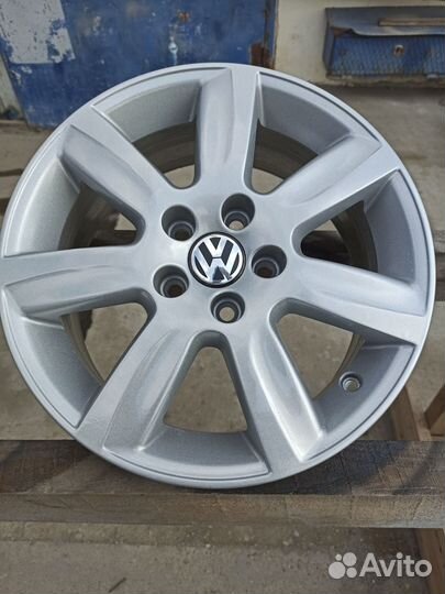 Литые диски 5 100 R15 оригинальные Volkswagen Polo