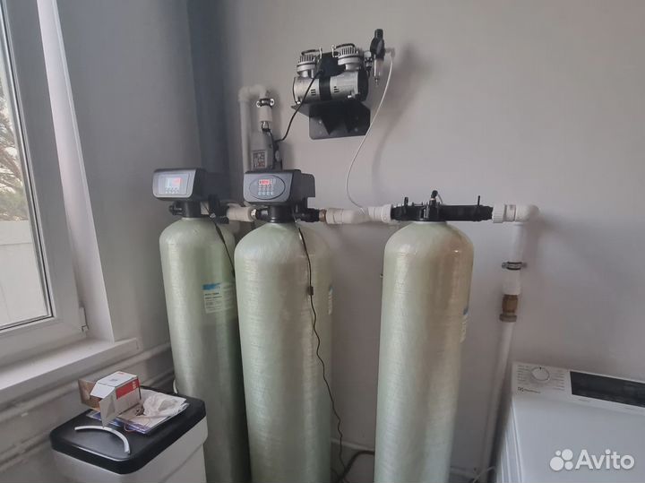 Система очистки воды с установкой