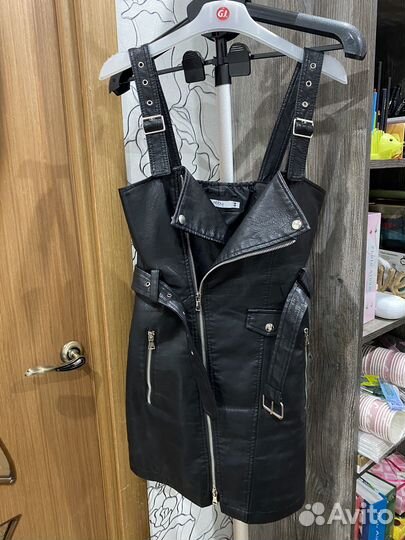 Кожаный сарафан