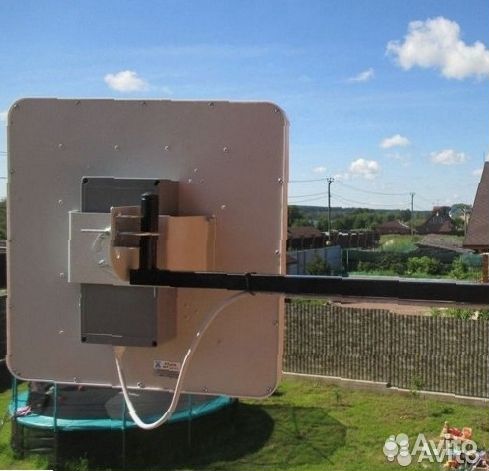 Подключение интернета за городом. Усиление сигнала