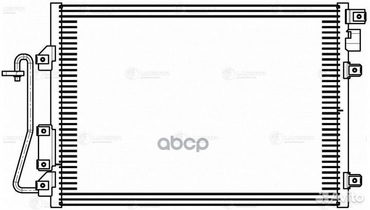 Радиатор кондиц. для а/м Renault Clio II (98)