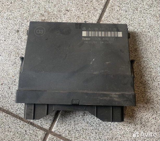 Задний блок комфорта Мерседес w209