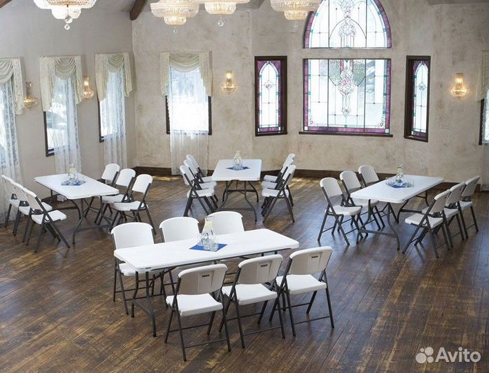 Аренда столов и стульев (комплект)